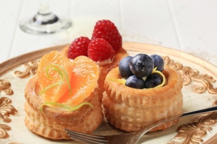 Cream puding torták receptek fotókkal, kalória (kalória) Cream puding torták receptek fotókkal, kalória