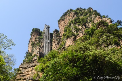 Zhangjiajie parkban, vagy mountain avatar - Kína, Zhangjiajie, önálló tervezett út
