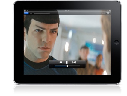 Az nyomán bemutatása Apple iPad tablet
