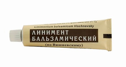 Alkalmazása kenőcsök Vishnevsky akne, akne - receptek maszkok az arc és a nem csak a visszajelzést