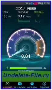 Speed ​​teszt 2g-4g, és a wi-fi internet!