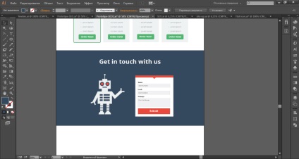 Workflow prototípus site Adobe Illustrator, web design titkok