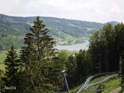 Rodelban az Alpokban, az ország mesterek