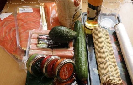 Rolls és sushi - otthoni főzés receptek fotókkal