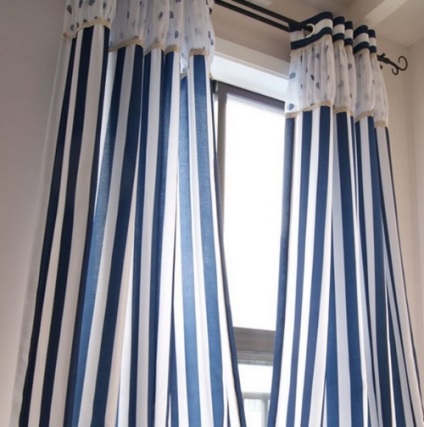 Függöny egy tengeri stílusban és elegáns design ötleteket (fotó), egy álom otthon (függönyök a gyerekszobában egy fiú egy tengeri stílusban) Függöny egy tengeri stílusban és elegáns design ötleteket (fotó), egy álom otthon