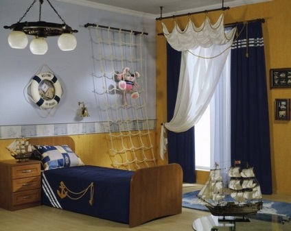 Függöny egy tengeri stílusban és elegáns design ötleteket (fotó), egy álom otthon (függönyök) Függöny egy tengeri stílusban és elegáns design ötleteket (fotó), egy álom otthon