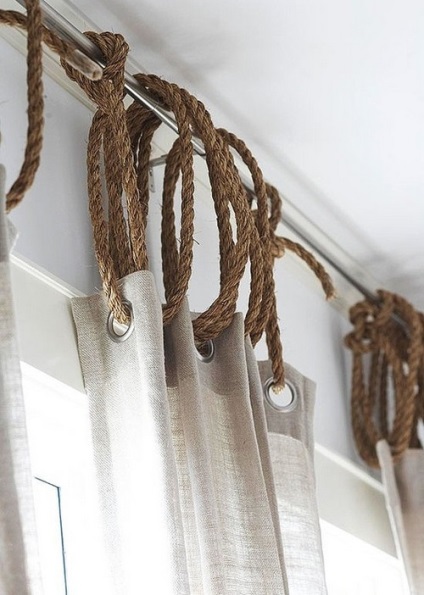 Függöny egy tengeri stílusban és elegáns design ötleteket (fotó), egy álom otthon (függönyök a gyerekszobában egy fiú egy tengeri stílusban) Függöny egy tengeri stílusban és elegáns design ötleteket (fotó), egy álom otthon