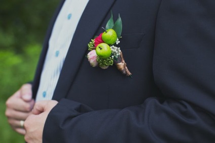 stílusú esküvői zöld alma