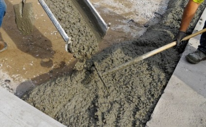 Műszaki előkészítés nyomtatott beton (beton) nyomtatott beton előállítási technológiát