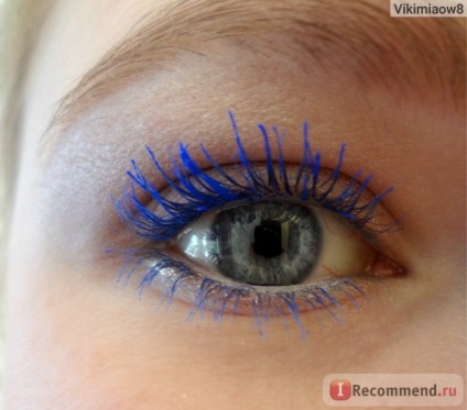 Mascara lényege színes vaku térfogat szempillaspirál - «kék kék! ) # 2 egy robbanás, nem