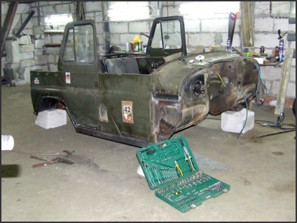 Hangolása Vas-469 dízel 1kz-te (1kz-TE) Tuning UAZ-469 dízel 1KZ-te