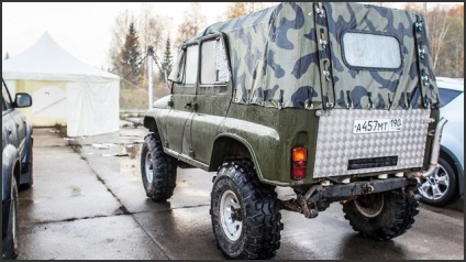 Tuning UAZ-469 dízel 1kz-te (Toyota Hilux Surf) Tuning UAZ-469 dízel 1KZ-te