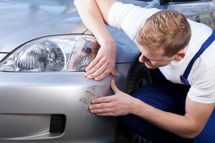 Eltávolítása karcolások a karosszérián az autó nélkül festék eltávolítása, javítása és szigetelése saját kezét