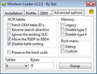 A Windows rakodó DAZ 2