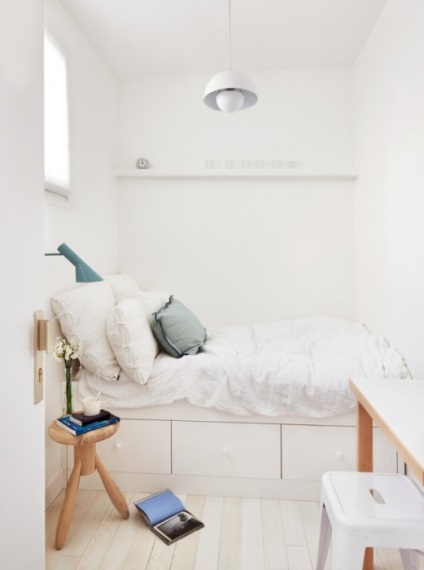 20 Példák tervezési hálószoba a kis lakások