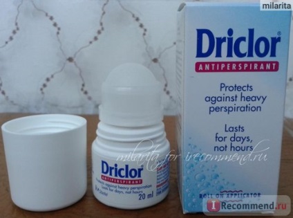 Izzadásgátló driclor Night Action - „hatékony izzadásgátló, dezodoráló, ha  normális