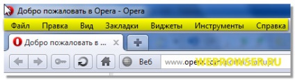 Futó pillantás az opera böngésző menü, mind a böngészők az Internet (e bekezdésben) Futó pillantás az opera böngésző menü, mind a böngészők az Internet