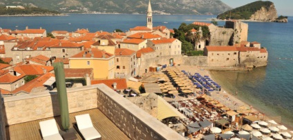 Budva, Montenegro Budva szól, pihenés, élelmiszer, strandok
