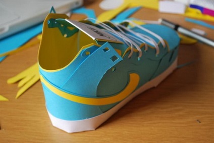 Papír cipő nike (Paper Shoes) Papír nike cipők