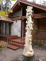 Faszobor (fa) faszobrász