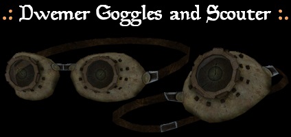 Dwemerek szemüveg és Scouter - (dwemer) Dwemerek szemüveg és Scouter -