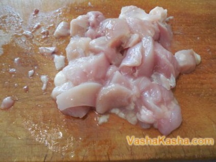 Hajdina egy serpenyőben csirke egyszerű és ízletes recept