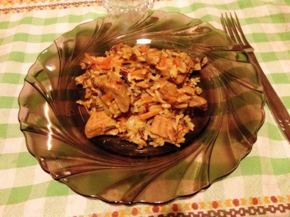 Törökország rizzsel recept fényképpel (Törökország) Törökország rizzsel recept egy fotó