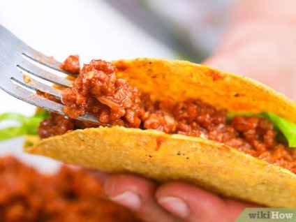 Mivel vannak taco (fotókkal) (az ízlése Salsa) Mivel vannak taco (fotókkal)