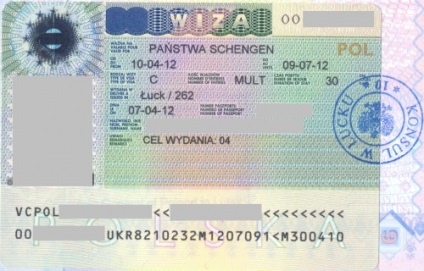 Hogyan vízumot Lengyelország Ukrajna, fotó