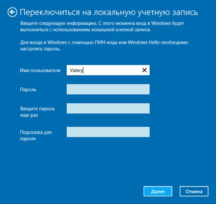 Hogyan megy az online Microsoft-fiók egy helyi offline fiókot Windows 10 vagy 8 (Recovery ™ Törölt) Hogyan megy az online Microsoft-fiók egy helyi offline fiókot Windows 10 vagy 8