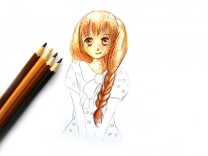 Hogyan kell felhívni anime lány fokozatosan ceruza