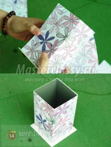 Hogyan készítsünk egy házat teafilter kartonból kezük