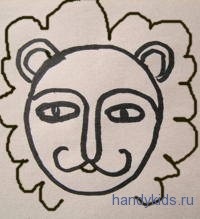 Hogyan készítsünk egy maszk egy oroszlán (tigris, párduc)