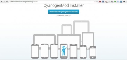 Hogyan kell telepíteni a firmware telepítő CyanogenMod CyanogenMod android