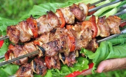 Hogyan pácolt húst egy shish kebab - 8 receptek
