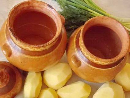 Burgonya pot krém (krém) Burgonya egy bankot tejfölös