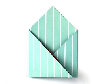 Boríték origami lépésenkénti mester osztály diagram és (origami) Boríték lépésről lépésre origami mester-osztály és a rendszert