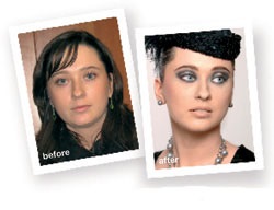 Javítás az arc smink - május 3, 2011