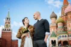 Gyönyörű hely egy esküvői fotózást Moszkvában