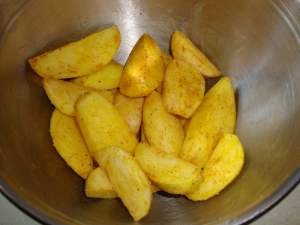 Курка гриль із запеченою картоплею