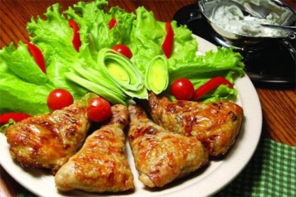 Csirke fóliában a parazsat - naeshsya receptek házi ételek képek és videó
