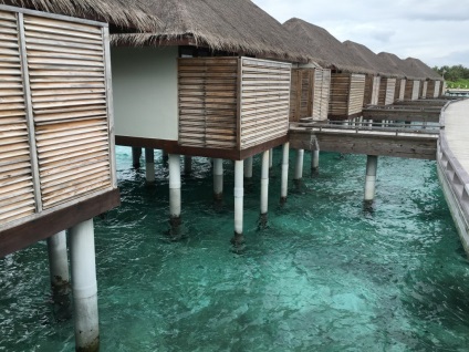 Maldív házak a vizet (villák) - jó, vagy nem