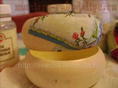 Master Class a decoupage karkötőt (a második, harmadik karkötő) Mester osztályban decoupage karkötőt