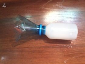 Saját házi airlifting fitofiltr (100ml vágott nyak bedplate) Saját házi airlifting fitofiltr