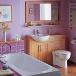 Tapéta a fürdőszobában - egy fotót, vízálló, vinil