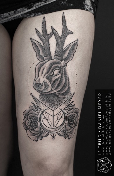 Okultny stílusú tetoválások Daniel Meyer