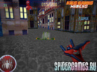 Online játékok Spiderman Shooting (fő) Online játékok Shooting Spiderman