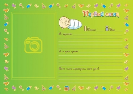 Útlevél az újszülött, vagy a design az első album baba (útlevél) Útlevél az újszülött, vagy a design az első album baba