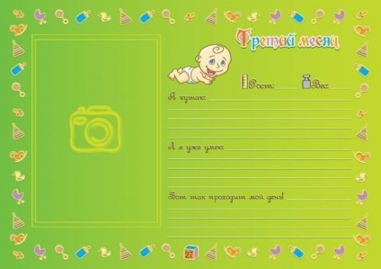 Útlevél az újszülött, vagy a design az első album baba (baba) Útlevél az újszülött, vagy a design az első album baba