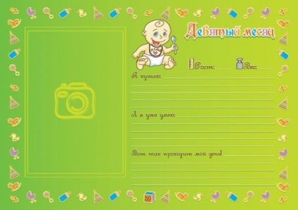 Útlevél az újszülött, vagy a design az első album a baba (az album egy fiú) Útlevél az újszülött, vagy a design az első album baba